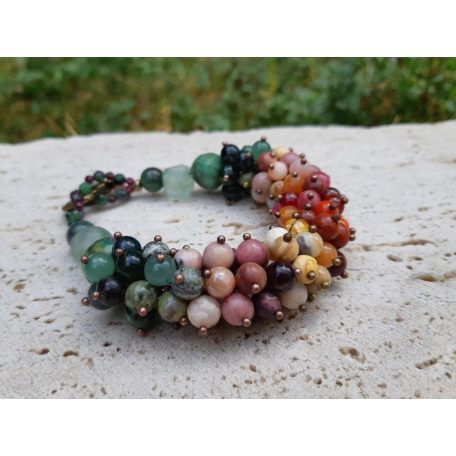 Ásványfüzér karkötő