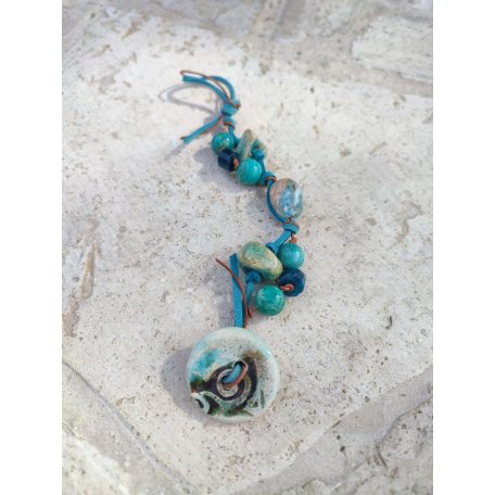 Raku kerámia karkötő 