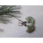 Ginkgo levél fülbevaló 