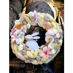 Pasztell húsvéti kopogtató