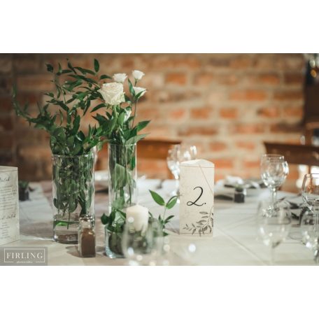 Greenery menyasszonyi csokor angol rózsával-RÉKA