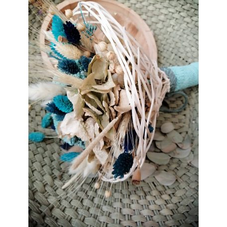 Virágcsokor száraz virágokkal 