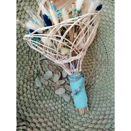 Virágcsokor száraz virágokkal 